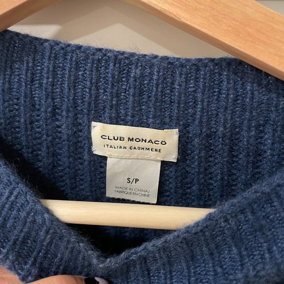 Club Monaco Dark Blue Pullover Sweater - Picture 9 of 10